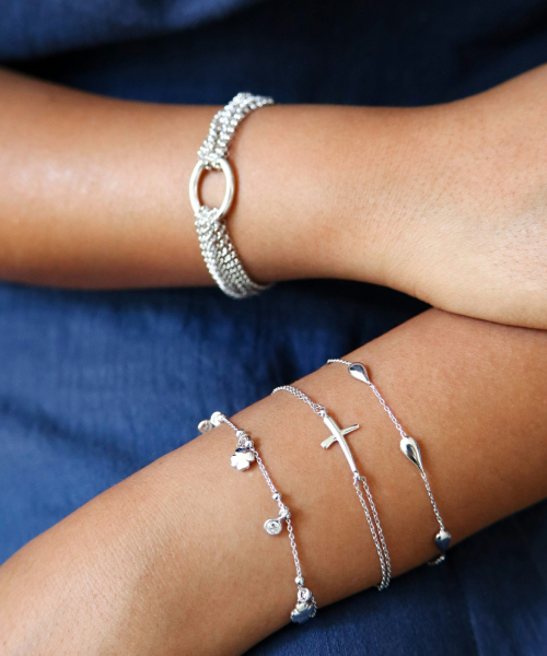Silver Charm Bracelet